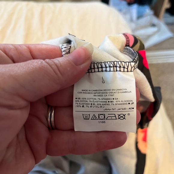 Old Navy L Floral Short Sleeve Knit Tee Dress NWT - Picture 6 of 7